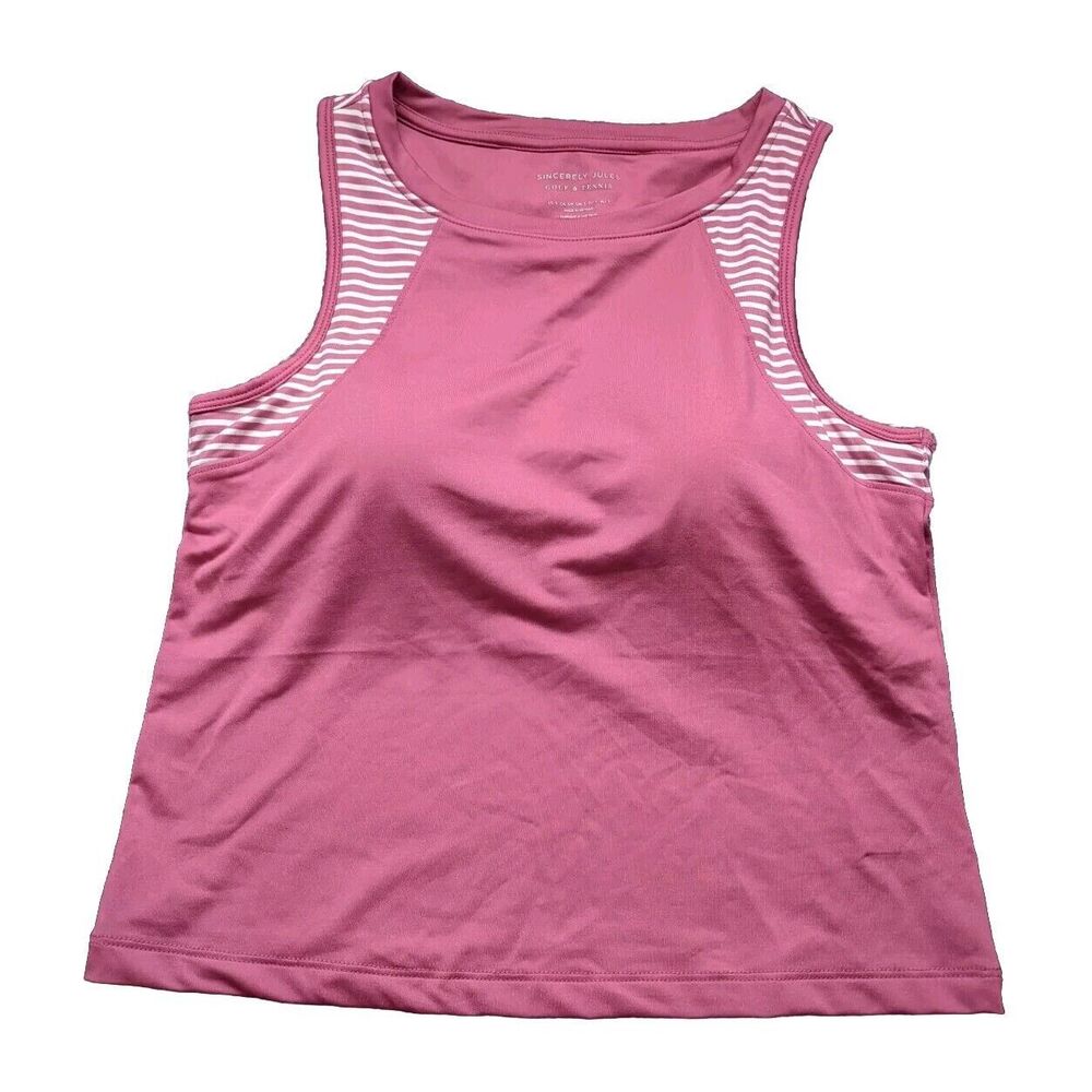 Sincerely Jules Tank Built-In Bra Golf Tennis Activewear Athleisure Sports Small
